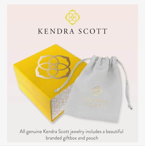 Kendra Scott. Elisa Elegant Silver and Pink Pendant Necklace. NWT. - Picture 2 of 7